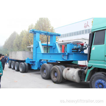 Remolque de transporte de cuchilla de turbina eólica de 80 m